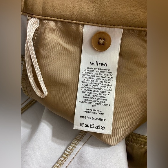 Wilfred Aritzia Rebel High Waisted Straight Leg Vegan Leather Pants - Picture 10 of 14